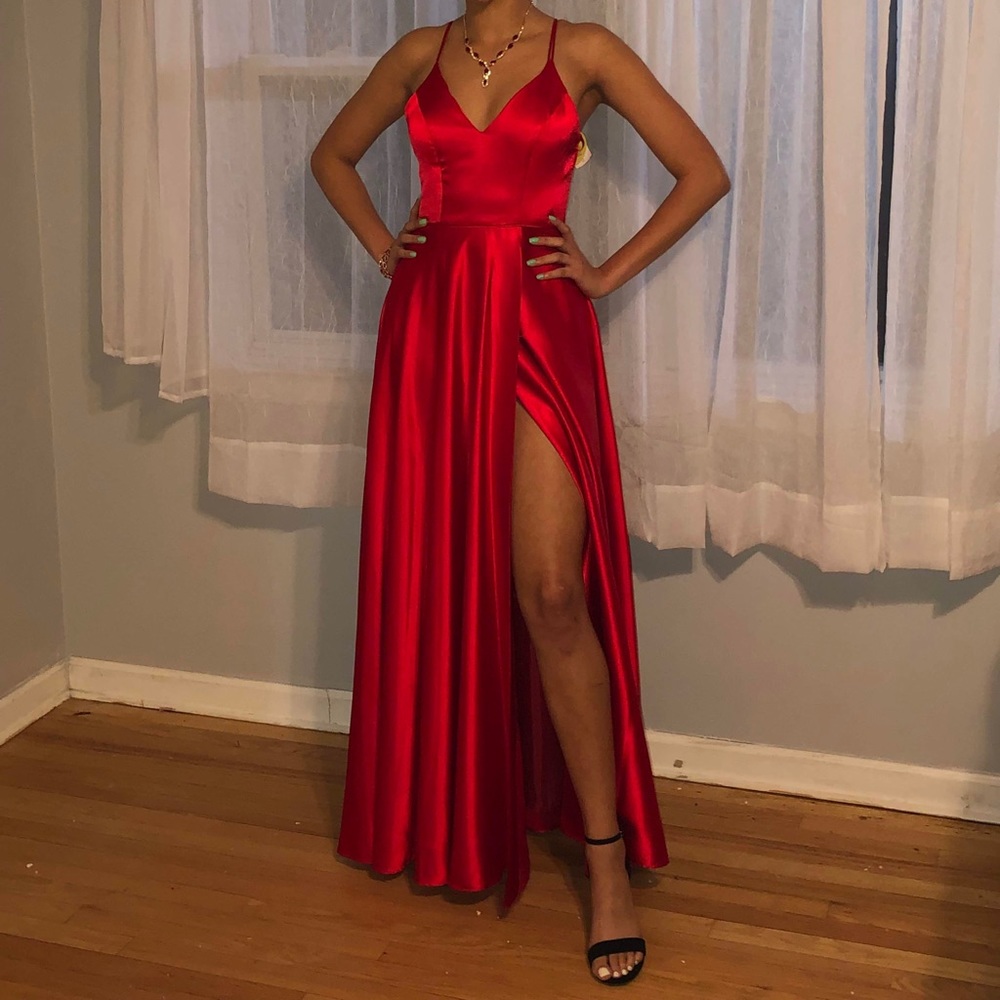 Red prom/formal dress